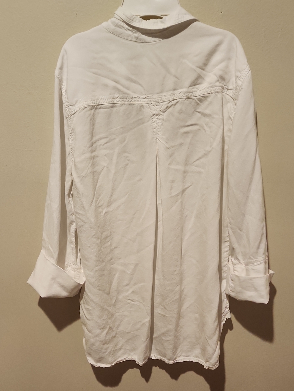❤️ ANTHROPOLOGIE CLOTH & STONE SHIRT TAIL BUTTON DOWN TOP / SHIRT, LARGE - Picture 6 of 6